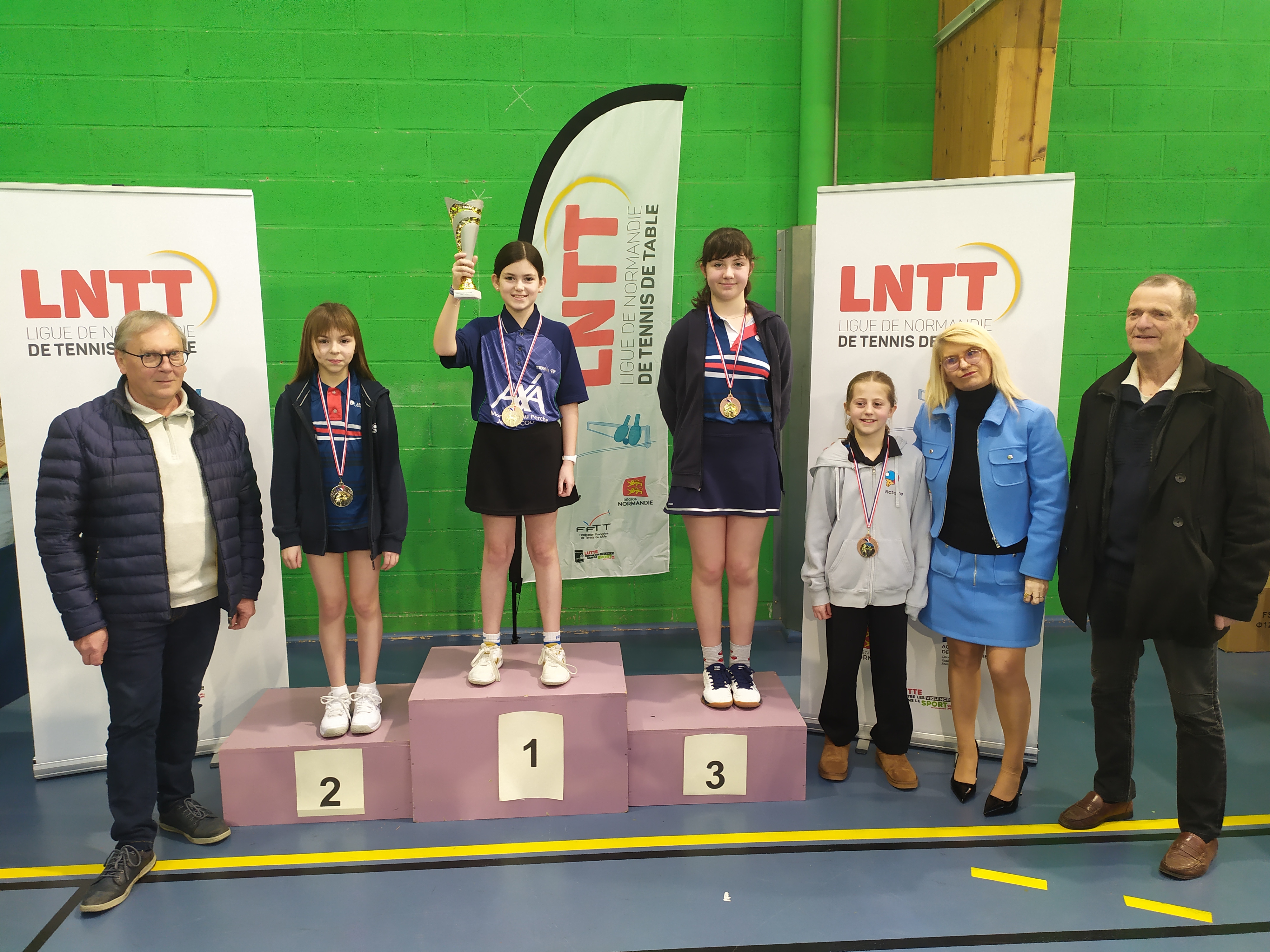 Podium benjamines filles