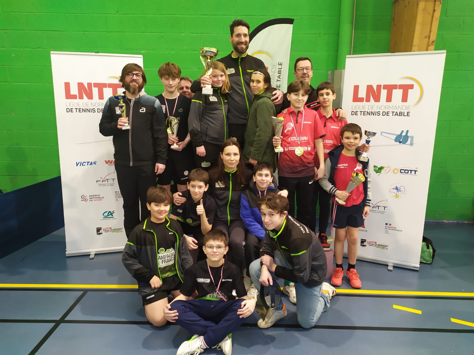 Podium classement clubs