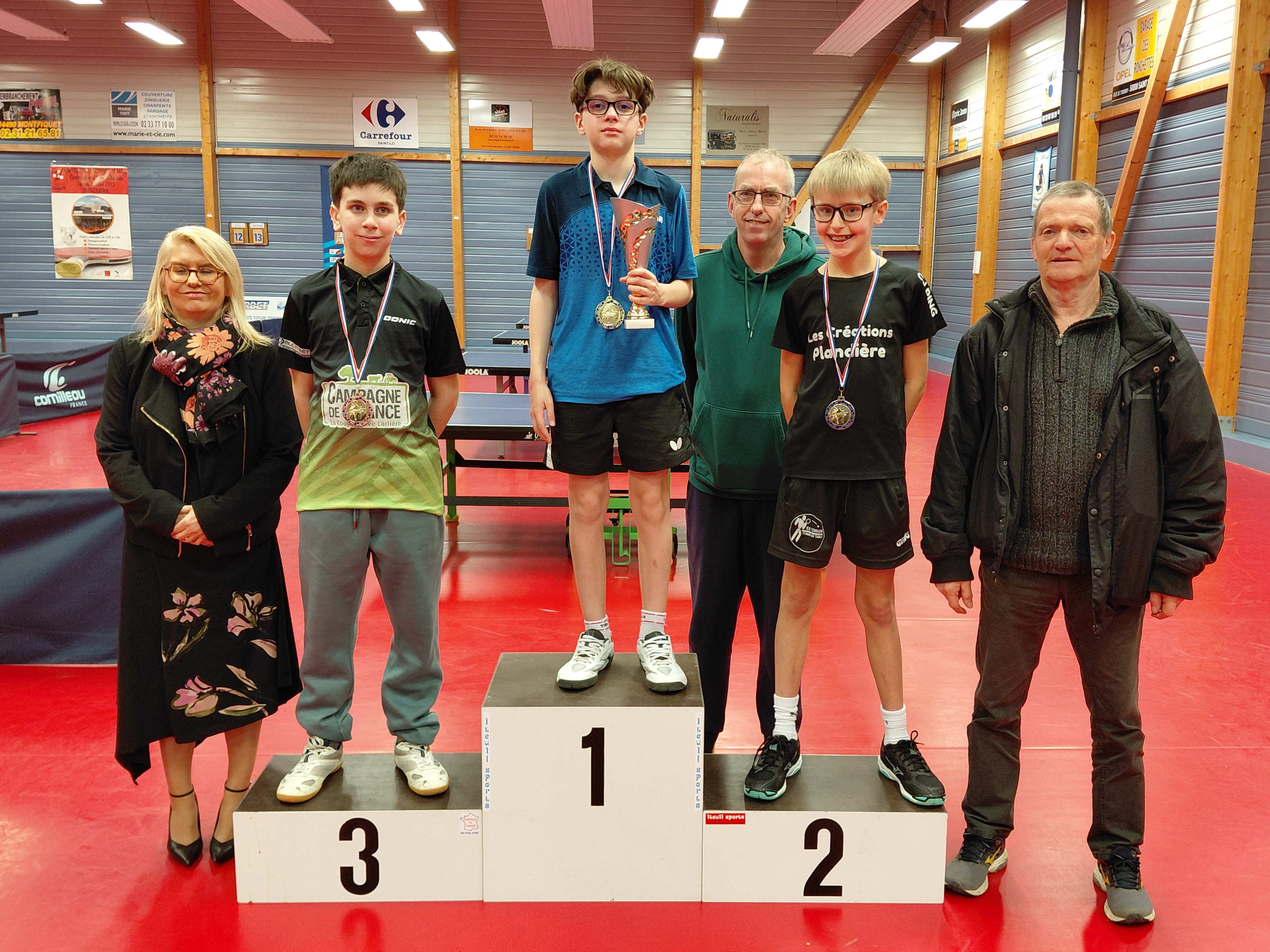 Podium Minimes Garçons