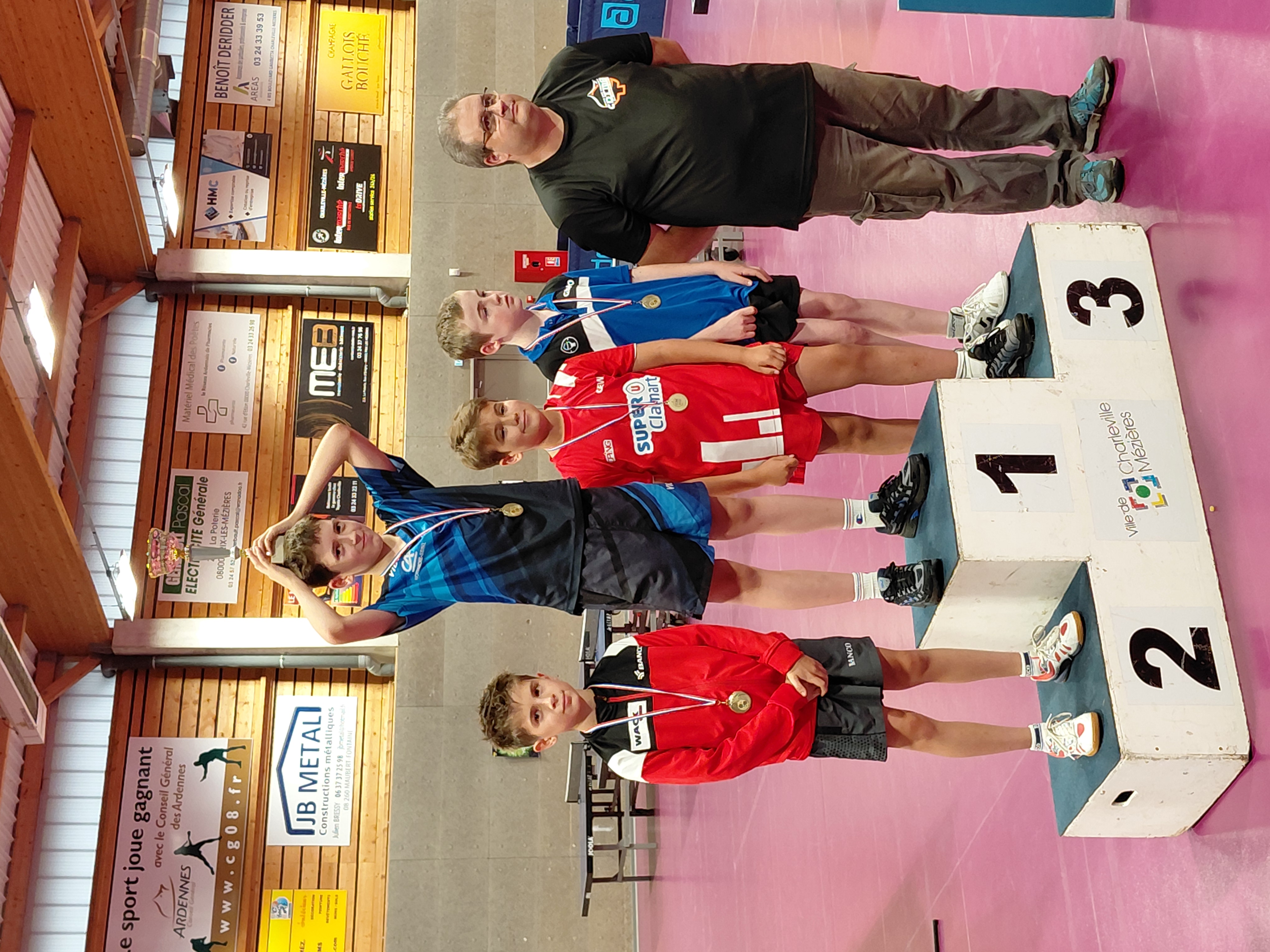 Podium Benjamins IJ Charleville 2025